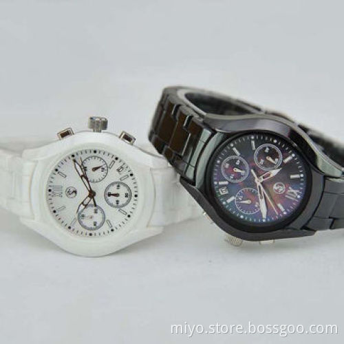 Fashionable Luxurious Design Popular Ceramic Wristwatch, Sport Items, Wholesales, OEM and ODM